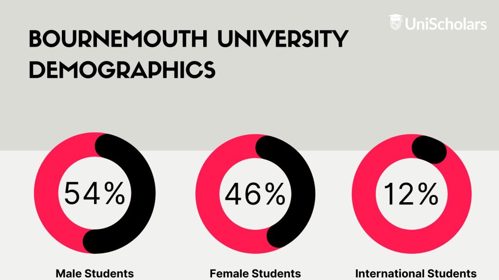 Bournemouth University student demographics